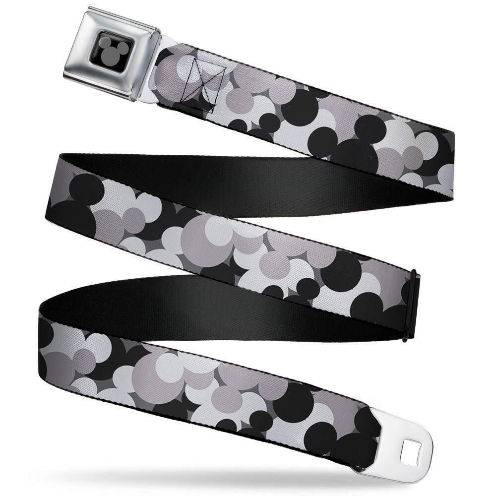 4550 Standard Seatbelt Belt Mickey Mouse, Multicolor, 1.0" Wide-20-36